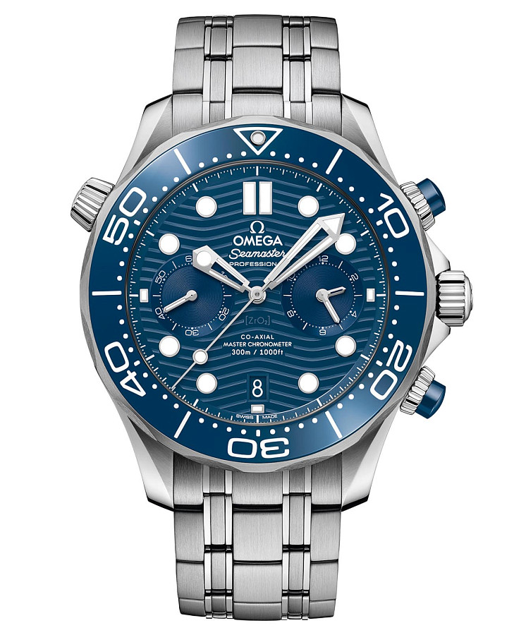 Часы Omega Seamaster Diver 300M 210.30.44.51.03.001 — мужские, синий