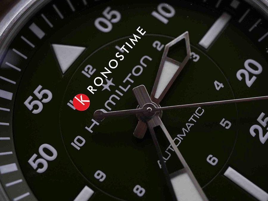 Часы Hamilton Khaki Aviation Pilot Auto H76305560 — кожаный, мужские