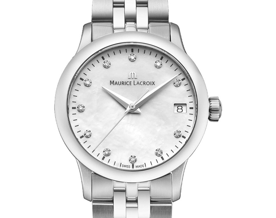 Часы Maurice Lacroix 1975 Quartz 33mm 751006-SS002-170-1 — кварцевые, сталь металл