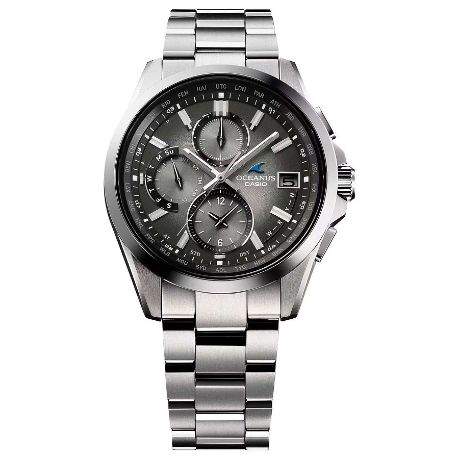 Часы Casio Oceanus OCW-T2600RA-8A — кварцевые, титан