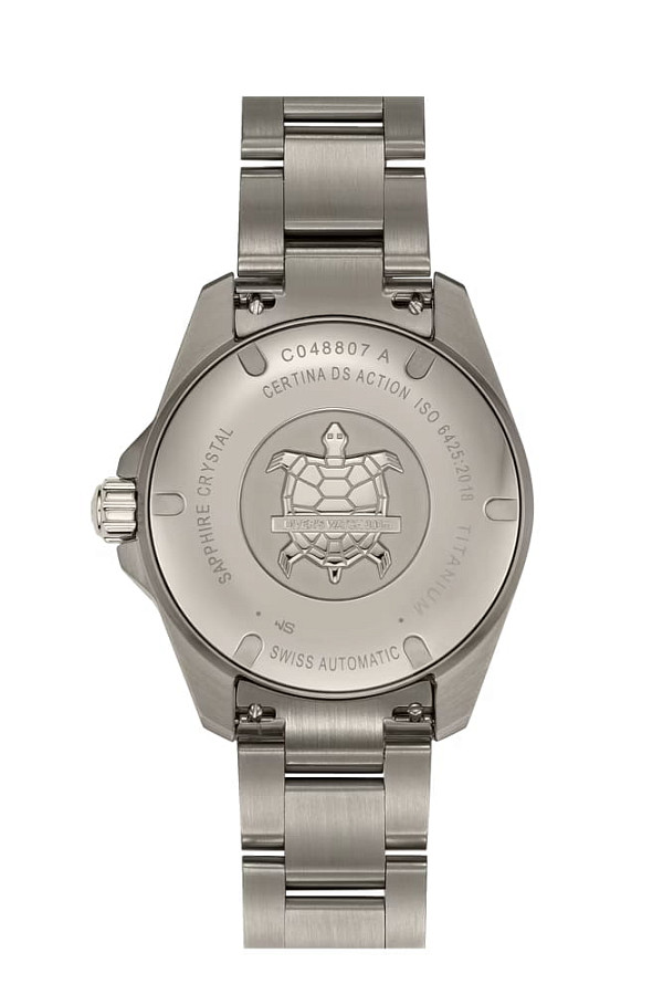 Часы Certina DS Action Diver C048.807.44.051.00 — черный, титан
