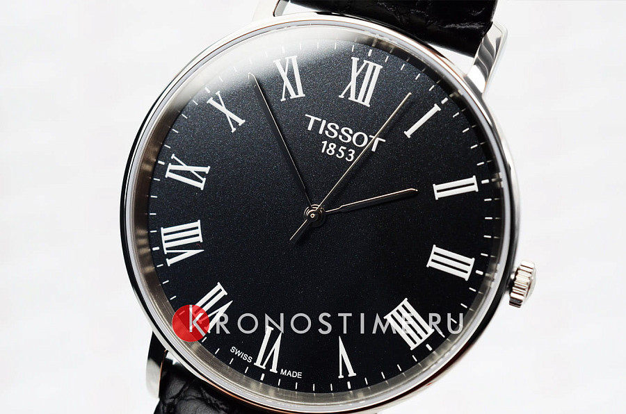 Часы Tissot Everytime Medium T109.410.16.053.00 — мужские, кожаный