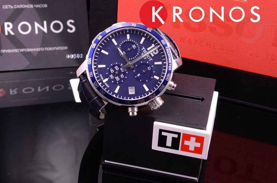 Часы Tissot T-Sport Quickster T095.417.16.047.00 — металл сталь, Швейцария