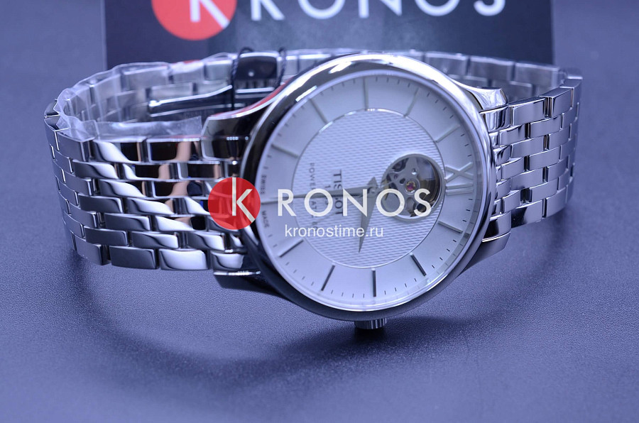 Часы Tissot Tradition Powermatic 80 Open Heart T063.907.11.038.00 — артикул T0639071103800