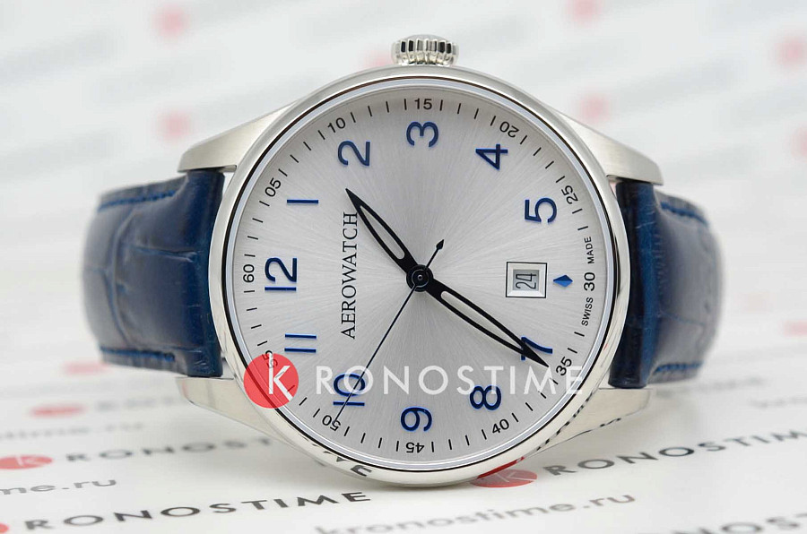 Часы Aerowatch Les Grandes Classiques 42997 AA01 — кварцевые, сталь металл