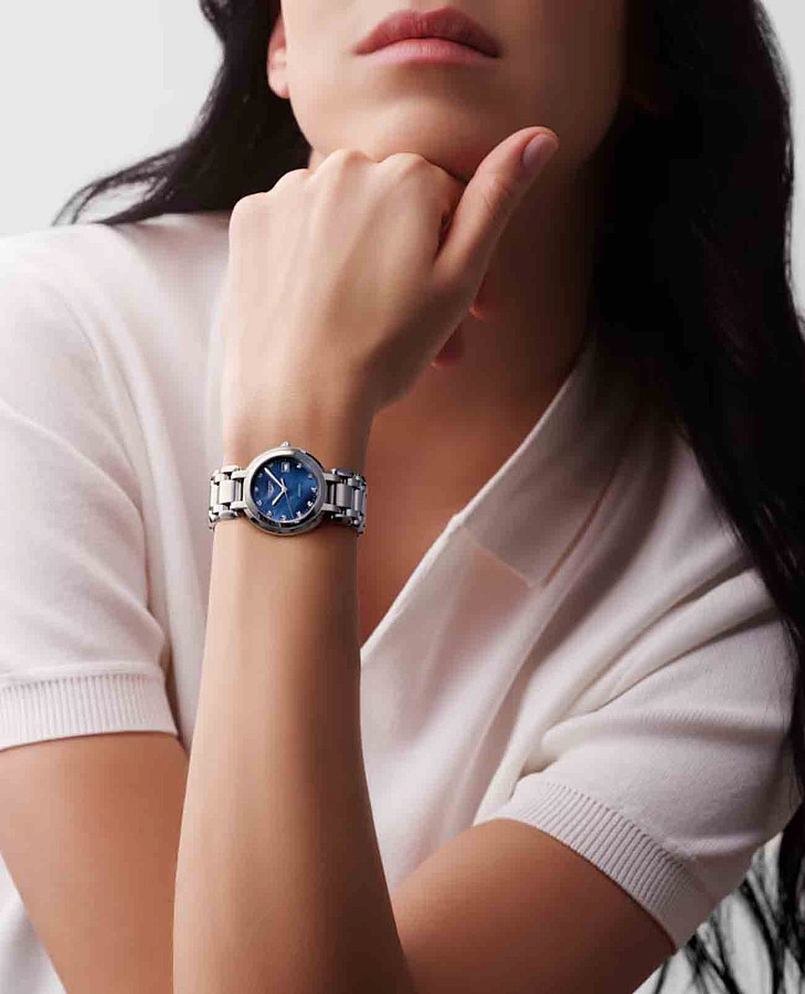 Часы Longines PrimaLuna L8.113.4.98.6 — нержавеющая сталь, женские