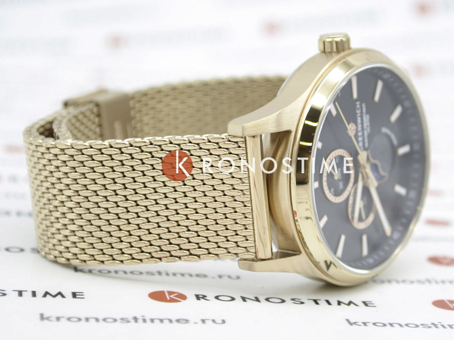 Часы Greenwich Moon Walker GW 058.49.31 — сталь c pvd покрытием, мужские