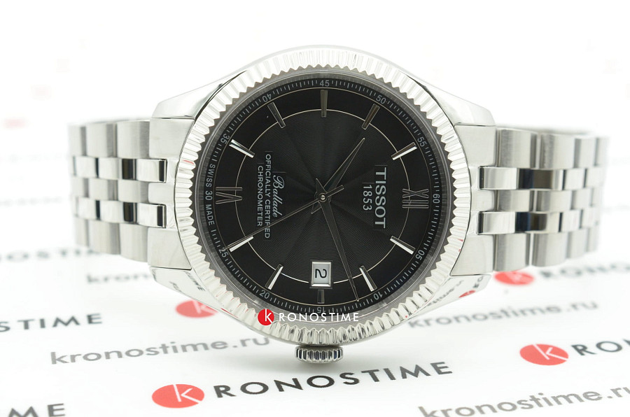 Часы Tissot Ballade Powermatic 80 Silicium T108.408.11.058.00 — механические, Швейцария, мужские