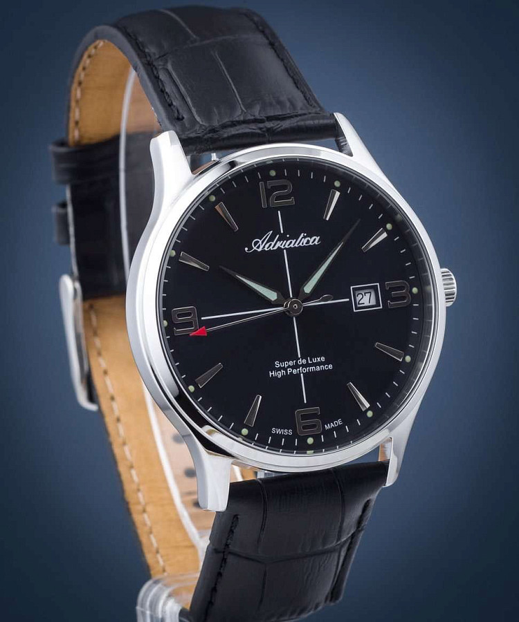 Часы Adriatica Vintage A8331.5255Q — кварцевые, Швейцария, мужские