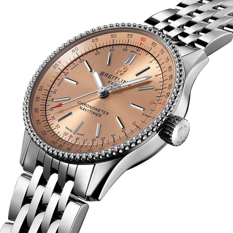 Часы Breitling Navitimer Automatic 35 A17395201K1A1 — механические, металл сталь