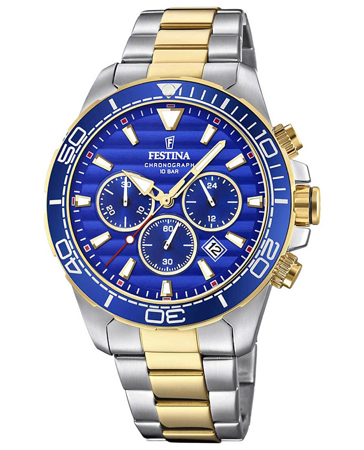 Часы Festina Prestige F20363/2 — мужские, синий
