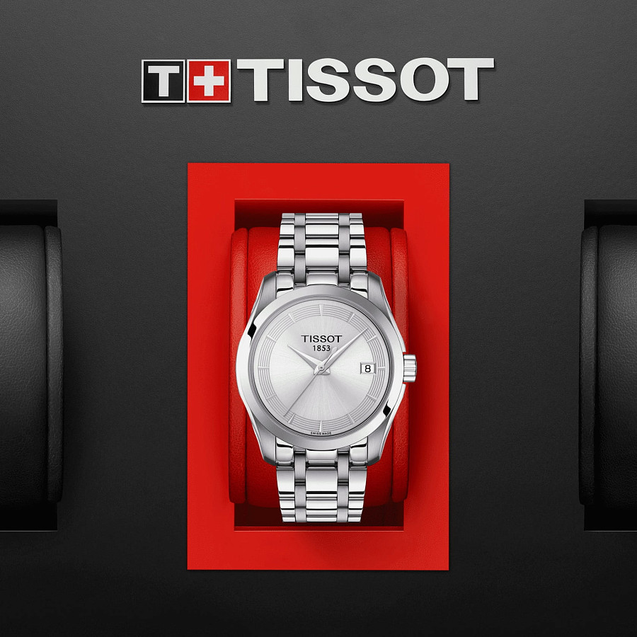 Часы Tissot Couturier Lady T035.210.11.031.00 — сталь металл, Швейцария