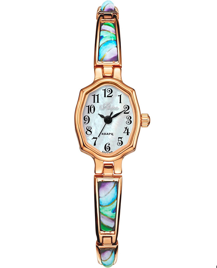 Часы УЧЗ Flora 1240B3B1-31 — женские, перламутровый