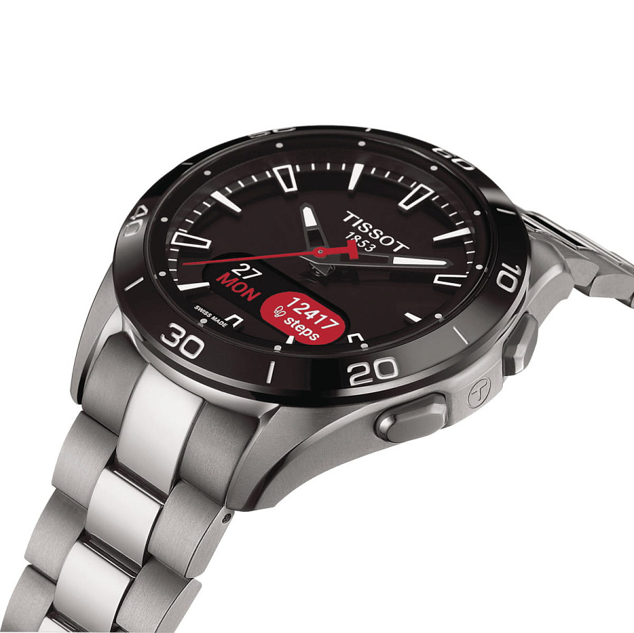 Часы Tissot T-Touch Connect Sport T153.420.44.051.00 — мужские, титановый