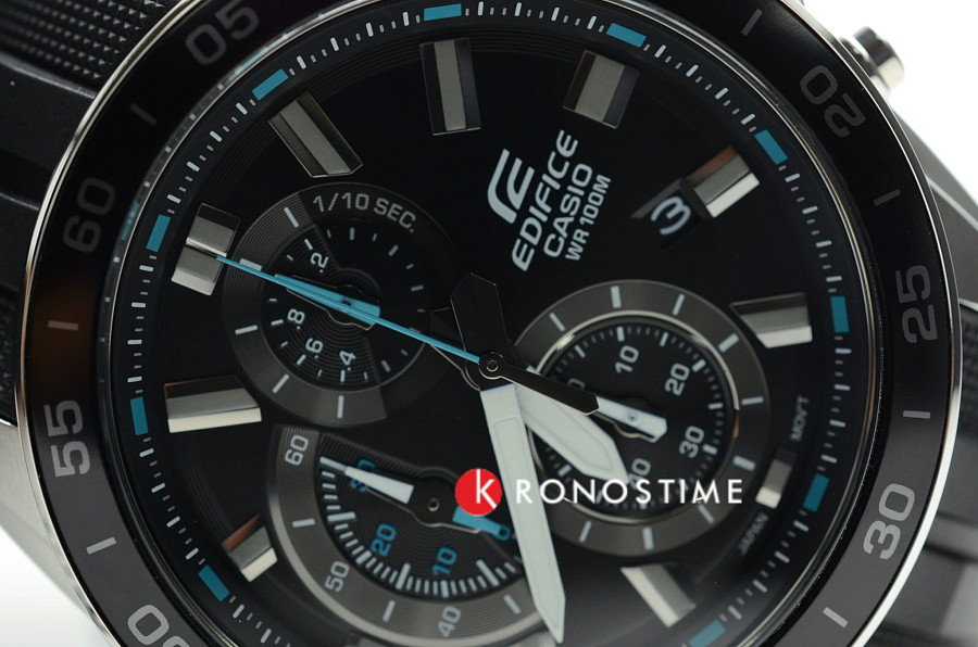 Часы Casio Edifice EFV-550P-1AVUDF (EFV-550P-1A) — сталь металл, каучук