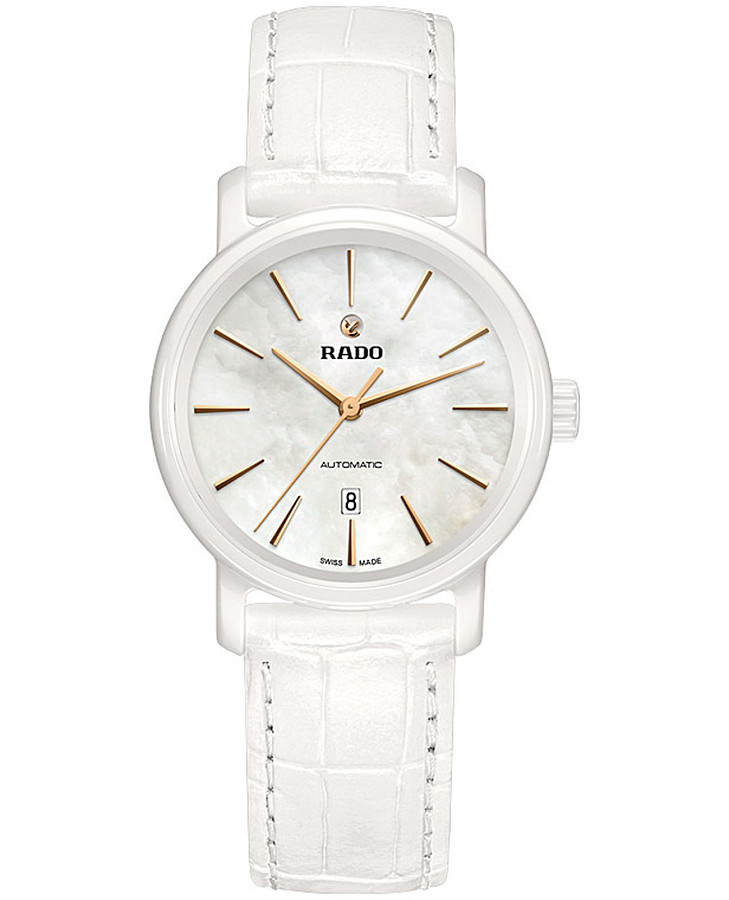 Часы Rado Diamaster R14044925 — женские, перламутровый