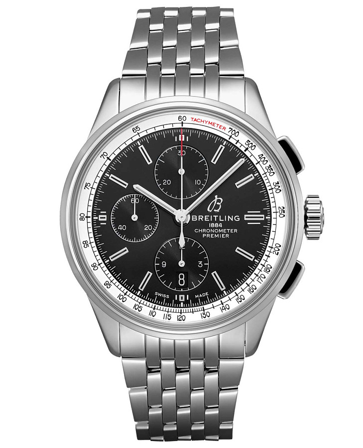 Часы Breitling Premier Chronograph 42 A13315351B1A1 — мужские, черный