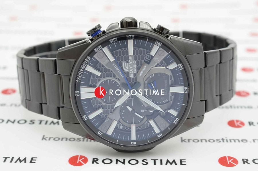 Часы Casio Edifice EQB-1200DC-1A — Япония, кварцевые
