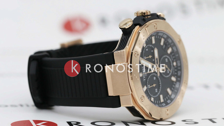 Часы Tissot T-Race Chronograph T141.417.37.051.00 — черный, металл сталь