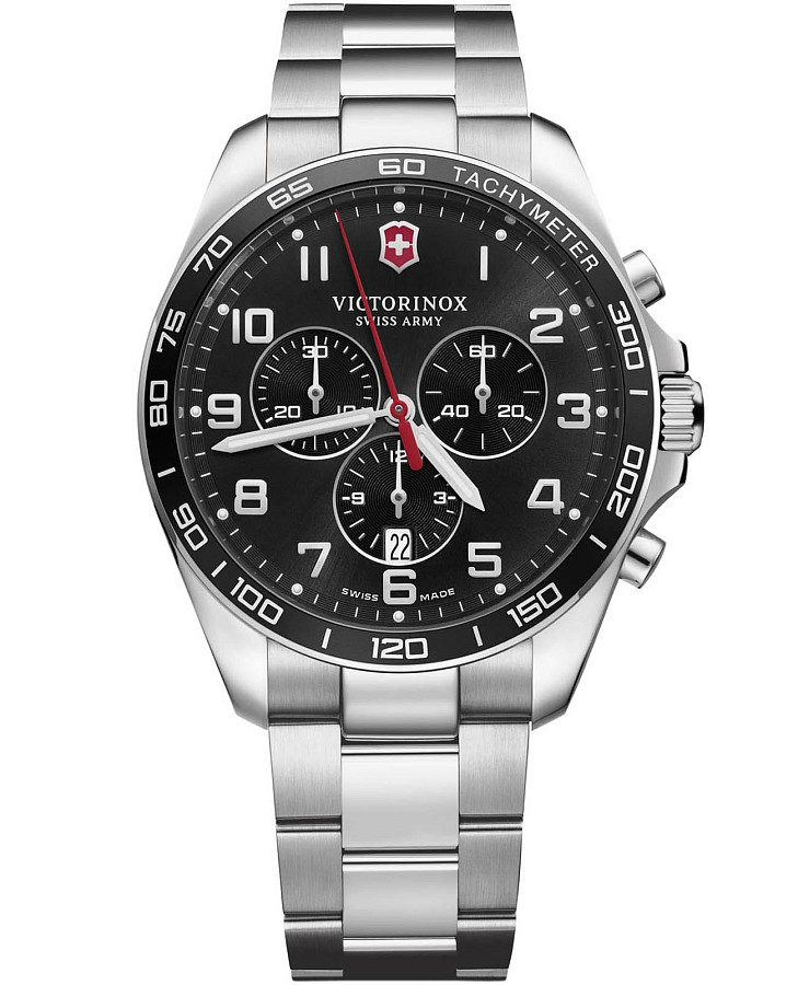 Часы Victorinox Fieldforce Chronograph 241899 — мужские, черный