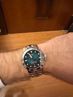 Фото покупателя: Швейцарские механические керамические наручные часы Tissot Seastar 1000 Powermatic 80 T120.407.11.091.01