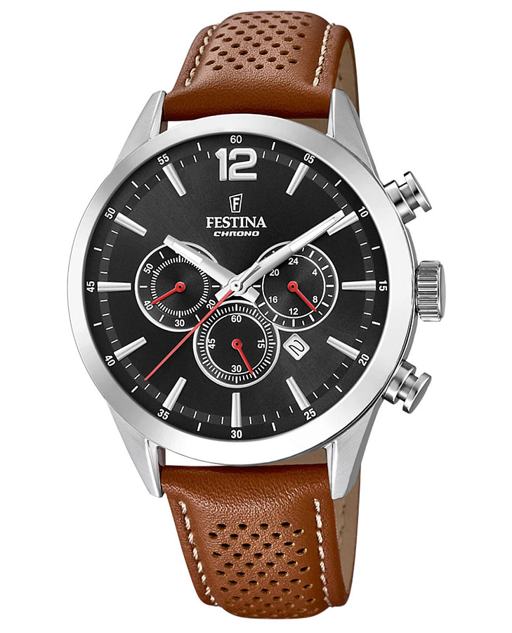 Часы Festina Timeless Chrono F20542/6 — мужские, черный