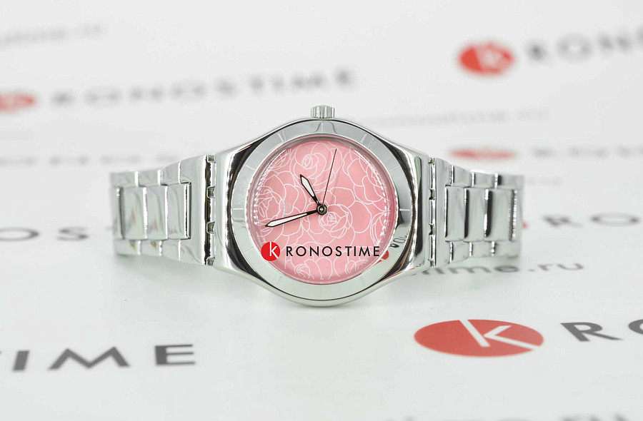 Часы Swatch Gent Petal Charm YLS234G — кварцевые, металл сталь