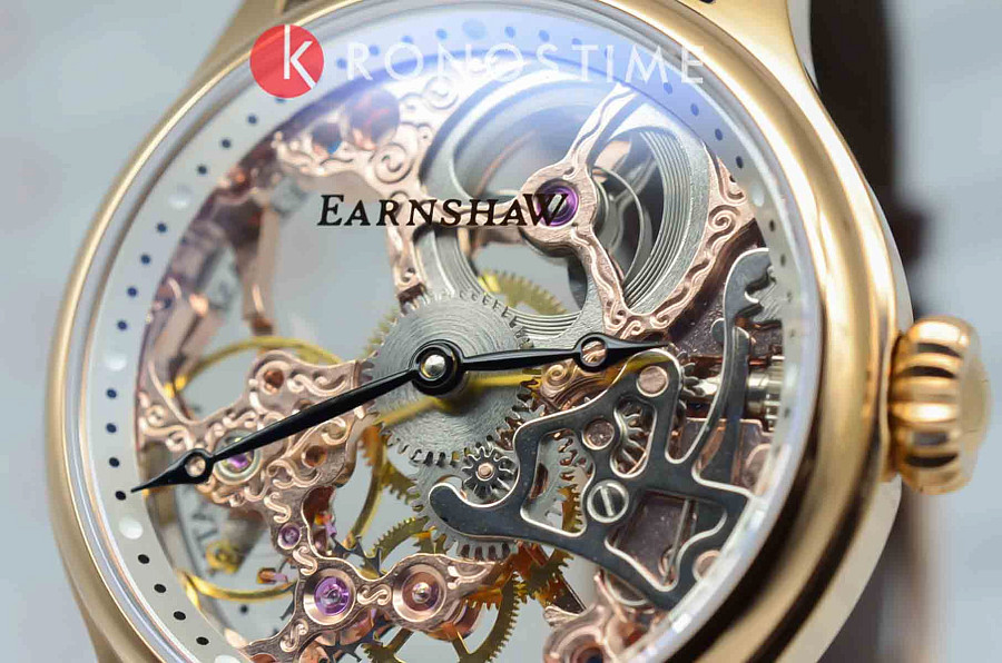 Часы Earnshaw ES-8049-03 — кожаный, мужские