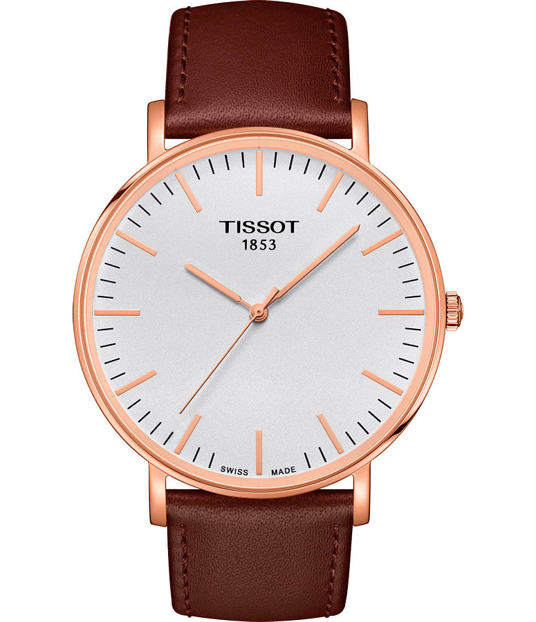Часы Tissot Everytime Large T109.610.36.031.00 — мужские, белый