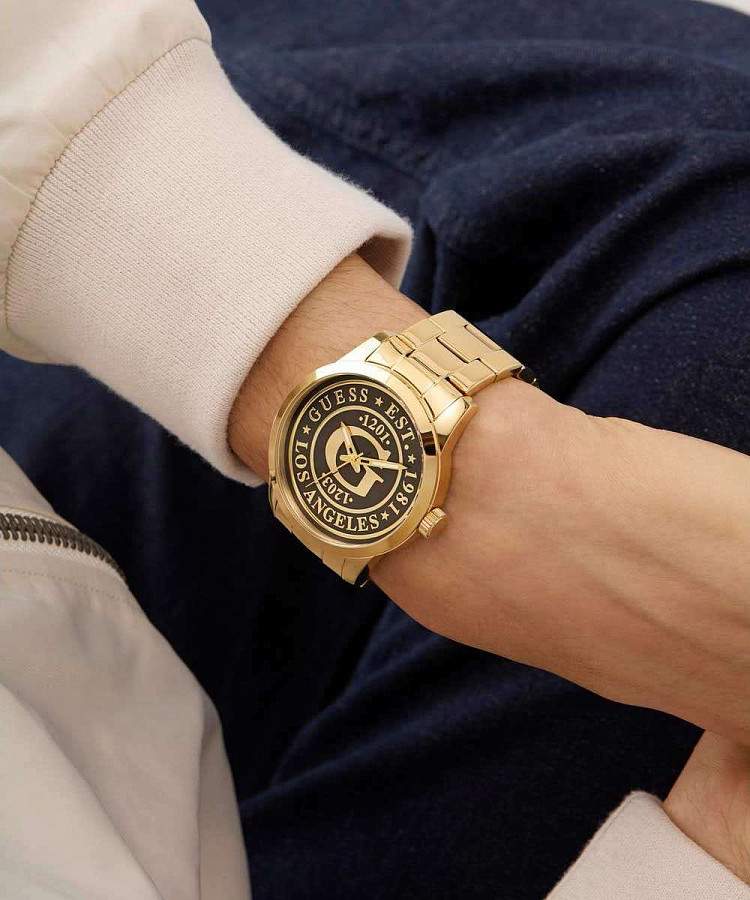 Часы Guess Trend Collegiate G GW0888G2 — кварцевые, сталь металл