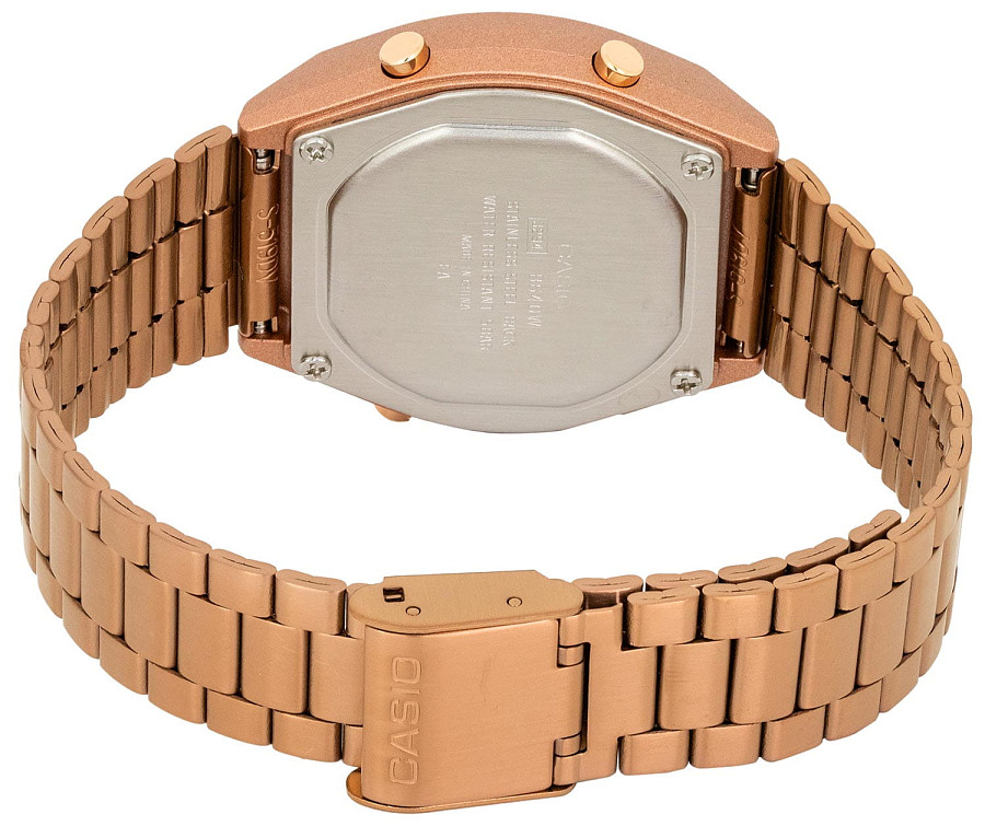 Часы Casio Vintage B640WCG-5EF — сталь с ip покрытием, мужские