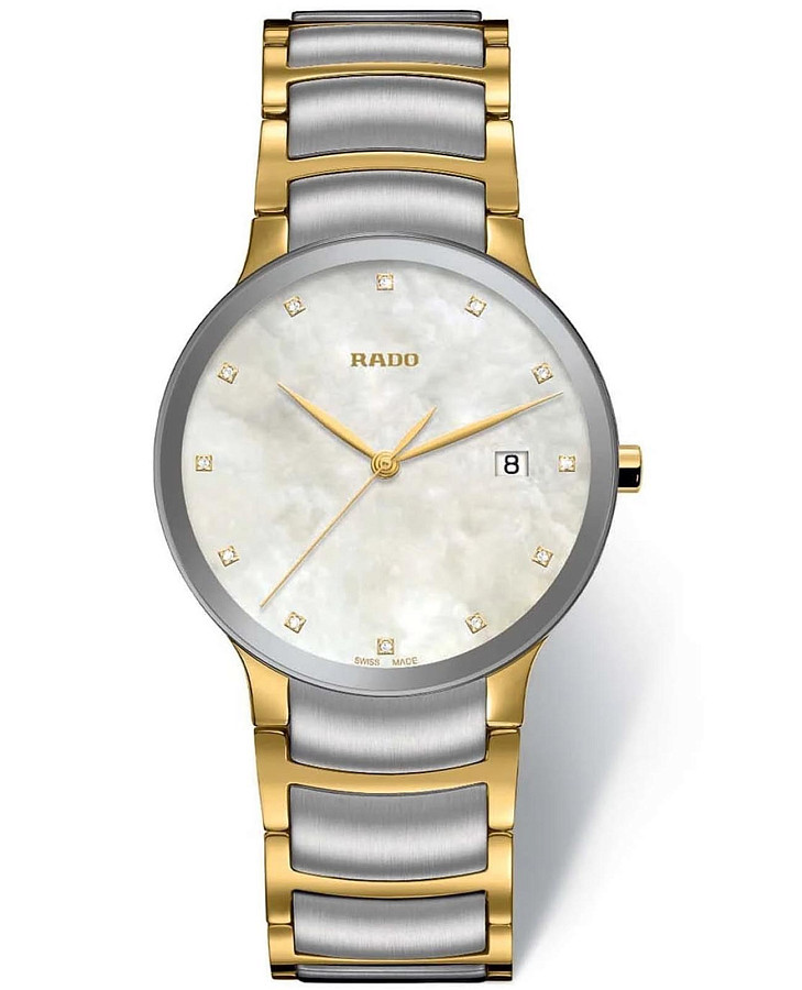 Часы Rado Centrix Diamonds R30931923 — мужские, перламутровый