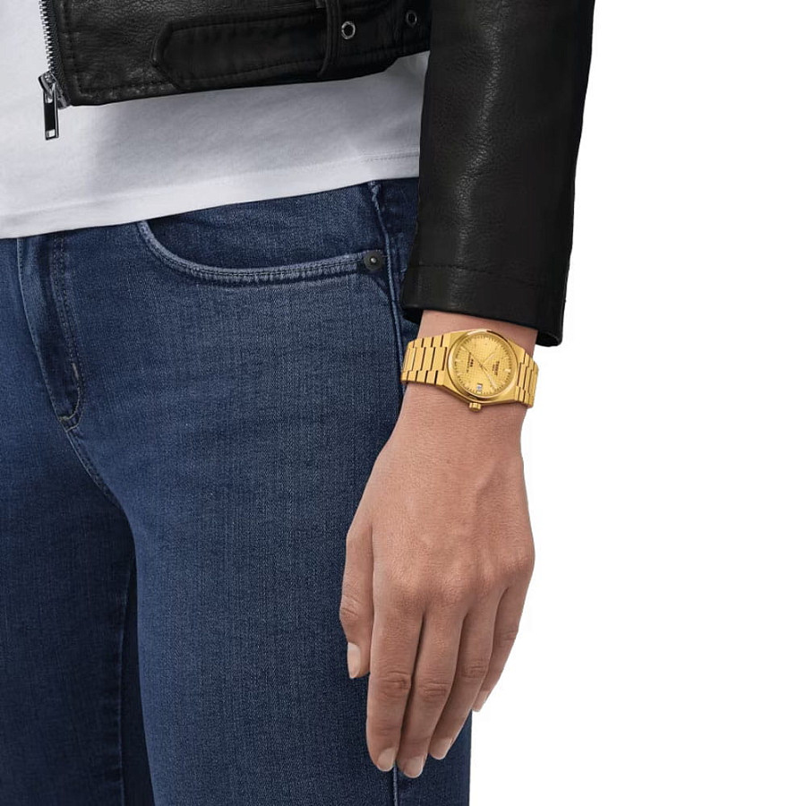 Часы Tissot PRX Powermatic 80 35 mm T137.207.33.021.00 — сталь металл, Швейцария