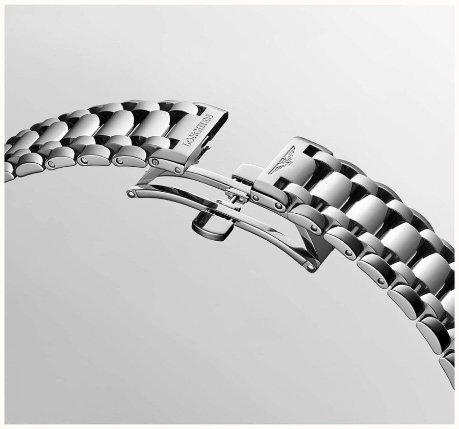 Часы Longines Elegance PrimaLuna L8.126.4.87.6 — женские, нержавеющая сталь