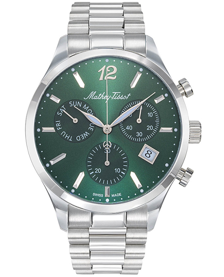 Часы Mathey-Tissot Urban H411CHAV — мужские, зеленый