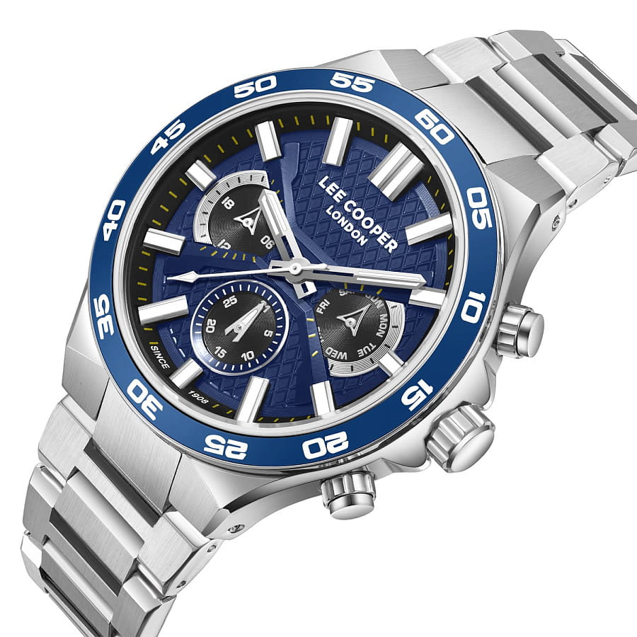 Часы Lee Cooper LC08067.390 — кварцевые, металл суперметалл