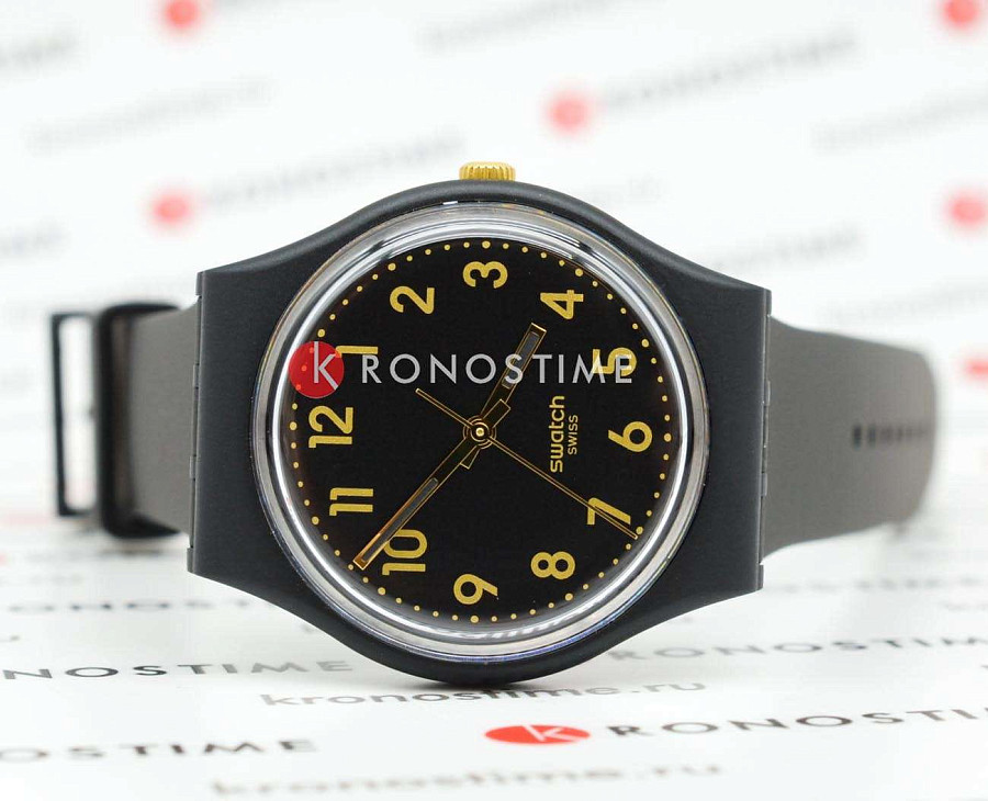 Часы Swatch Gent Biosourced Standard SO28B113 — кварцевые, пластик