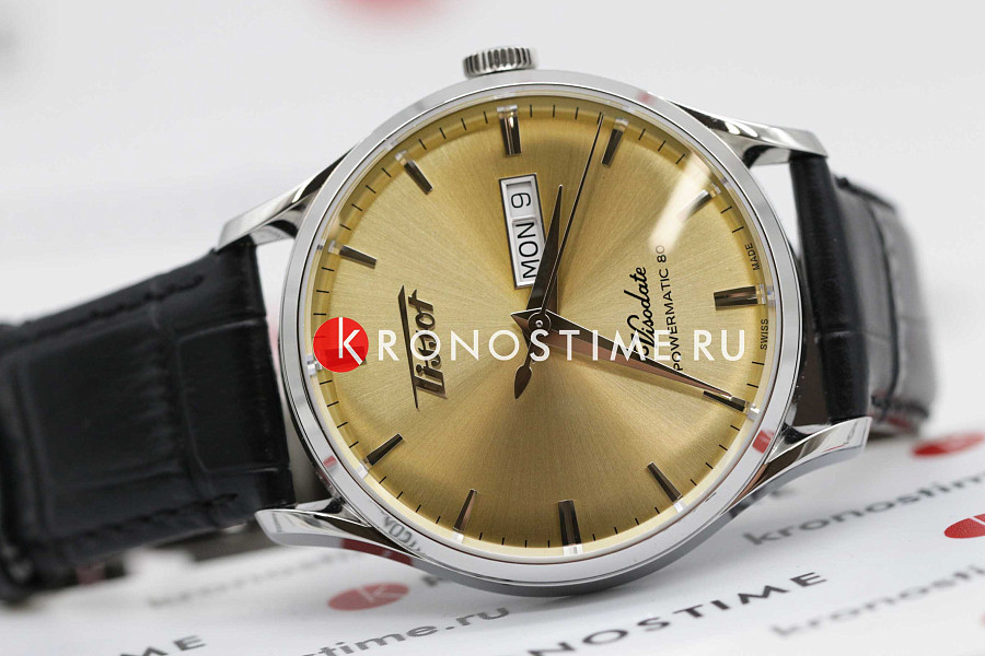Часы Tissot Heritage Visodate Powermatic 80 T118.430.16.021.00 — механические, Швейцария, мужские