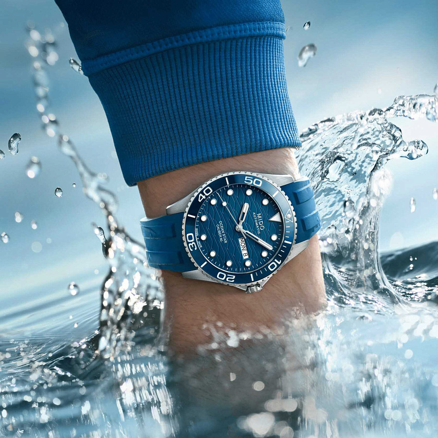 Часы Mido Ocean Star 200c M042.430.17.041.00 — каучук, мужские