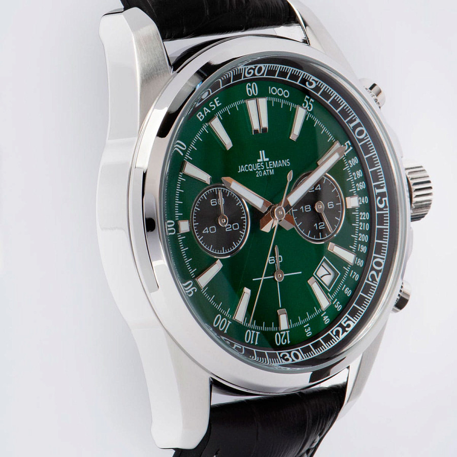 Часы Jacques Lemans Liverpool 1-2117T — кожа + силикон, мужские