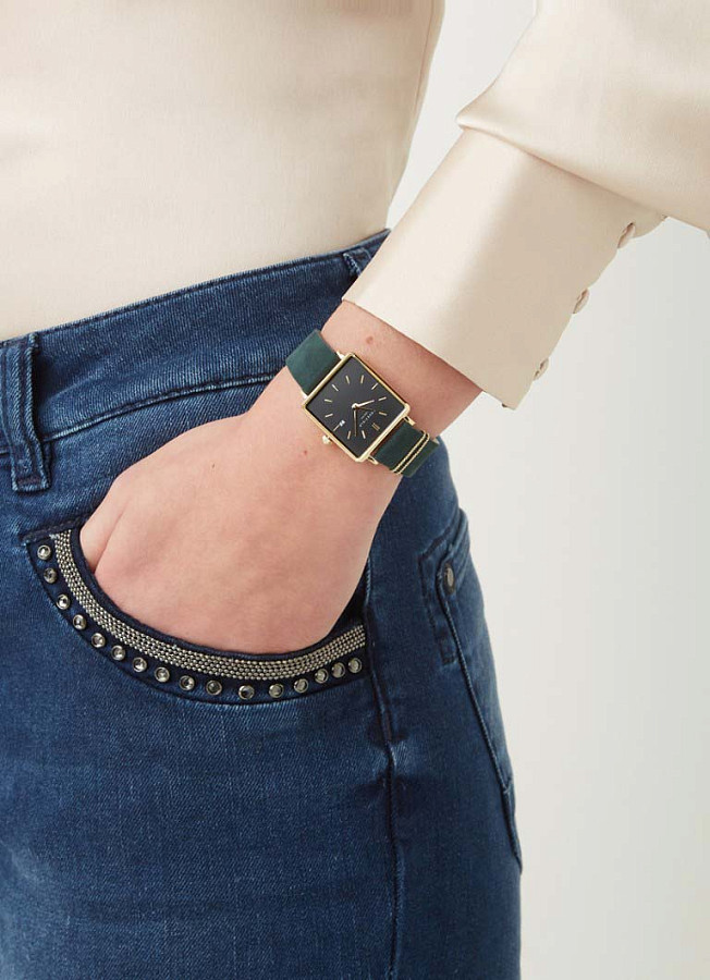 Часы Rosefield The Boxy QBFGG-Q031 — кожаный, женские