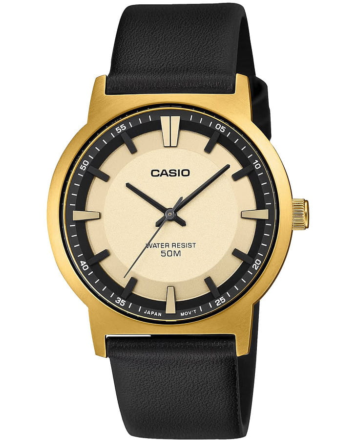 Часы Casio Collection MTP-B220GL-9A — мужские, шампань