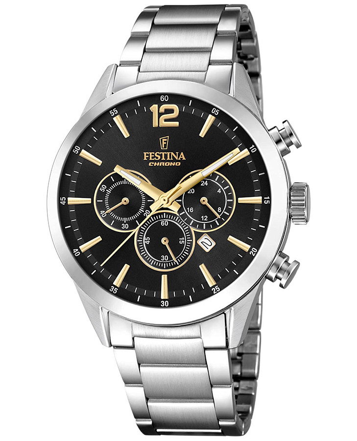 Часы Festina Timeless Chrono F20343/4 — мужские, черный