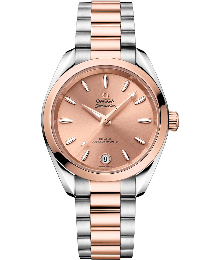 Часы Omega Seamaster Aqua Terra 220.20.34.20.10.001 — женские, золотой