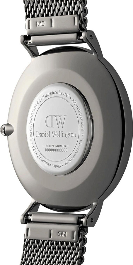 Часы Daniel Wellington Classic Mesh Arctic Silver DW00100628 — нержавеющая сталь, мужские