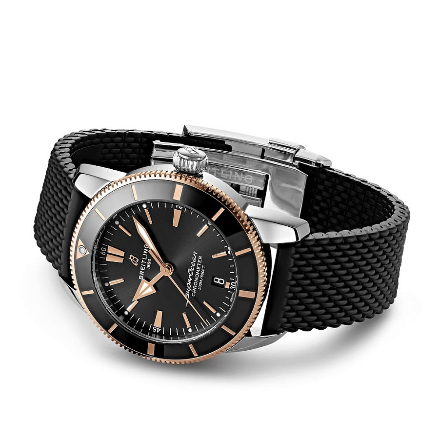 Часы Breitling Superocean Heritage B20 Automatic 44 UB2030121B1S1 — сталь металл золото, Швейцария