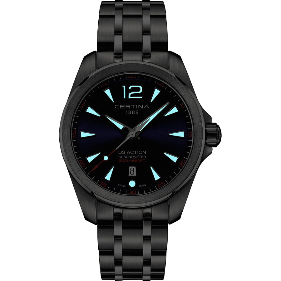 Часы Certina DS Action C032.851.11.047.00 — кварцевые, сталь металл