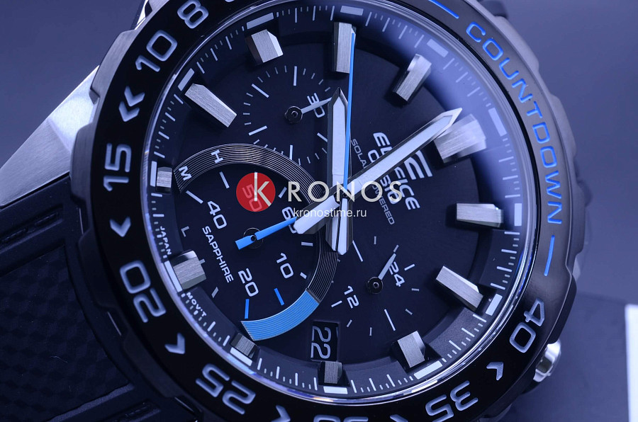 Часы Casio Edifice EFS-S550PB-1A — черный, сталь металл