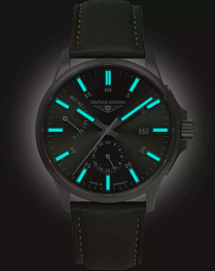 Часы Bauhaus Aviation 28604 — титан, Германия