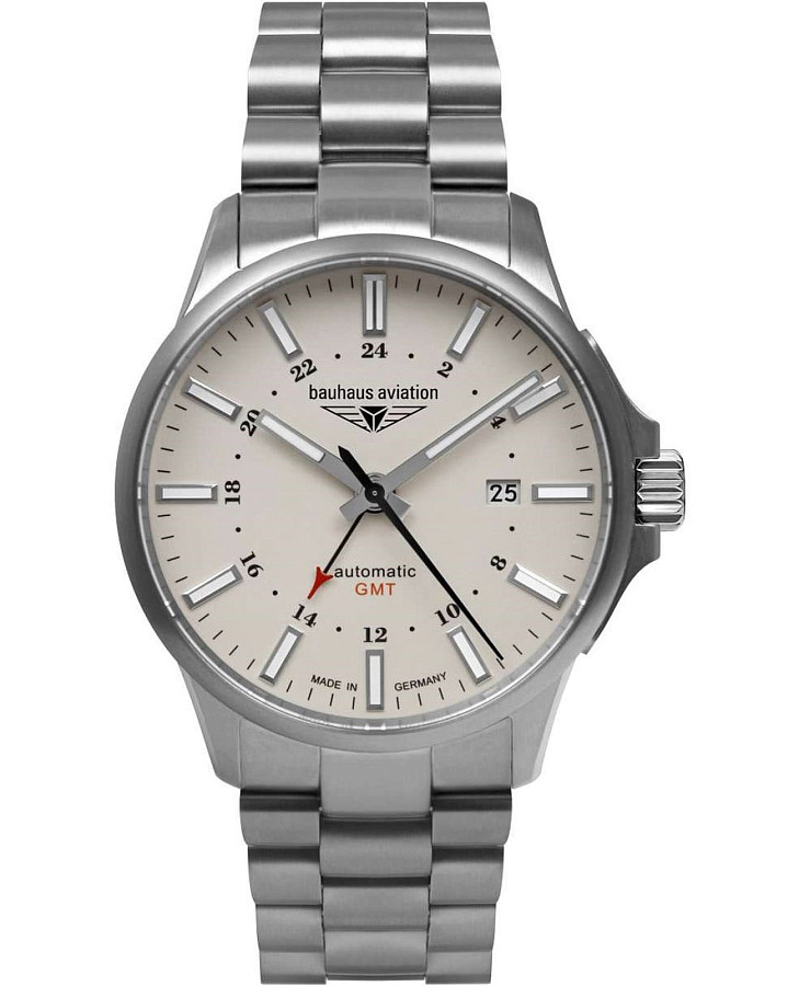 Часы Bauhaus Aviation 2868M5 — мужские, бежевый